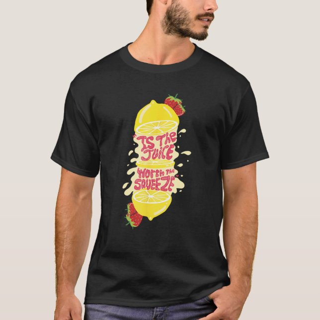 T-shirt Jus à la hauteur de la pression (Devant)