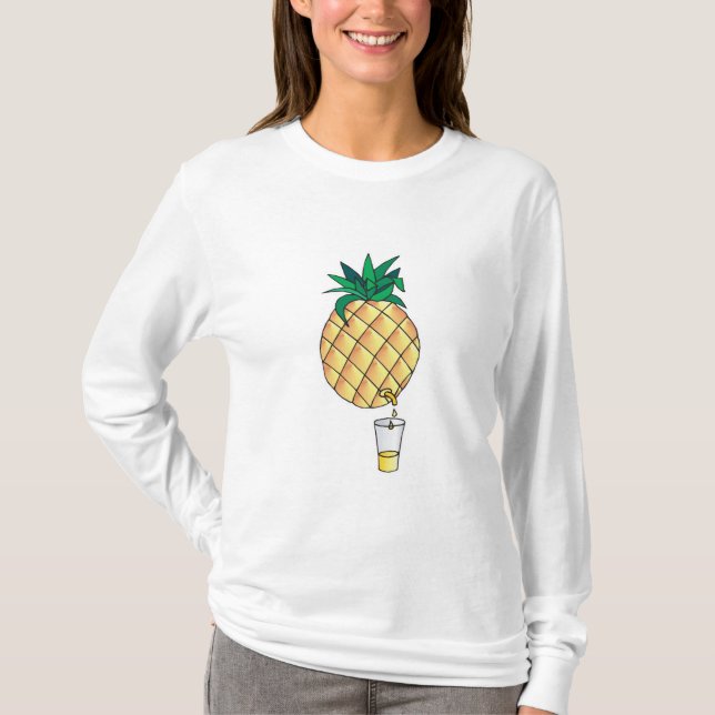 T-shirt jus d'ananas pur (Devant)