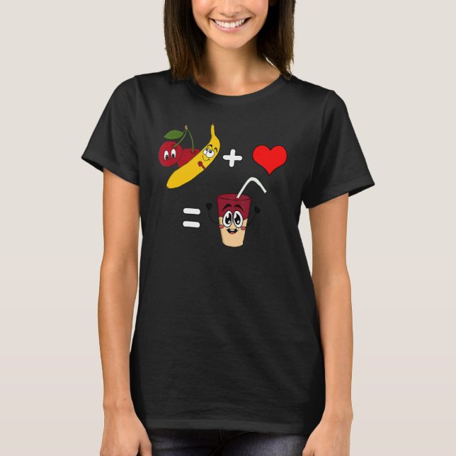 T-shirt Jus de banane cerise (Devant)