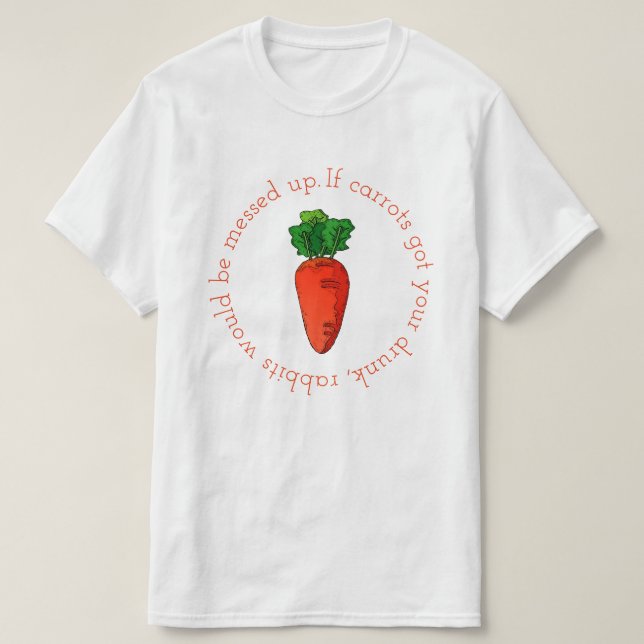 T-shirt Jus de carotte (Design devant)