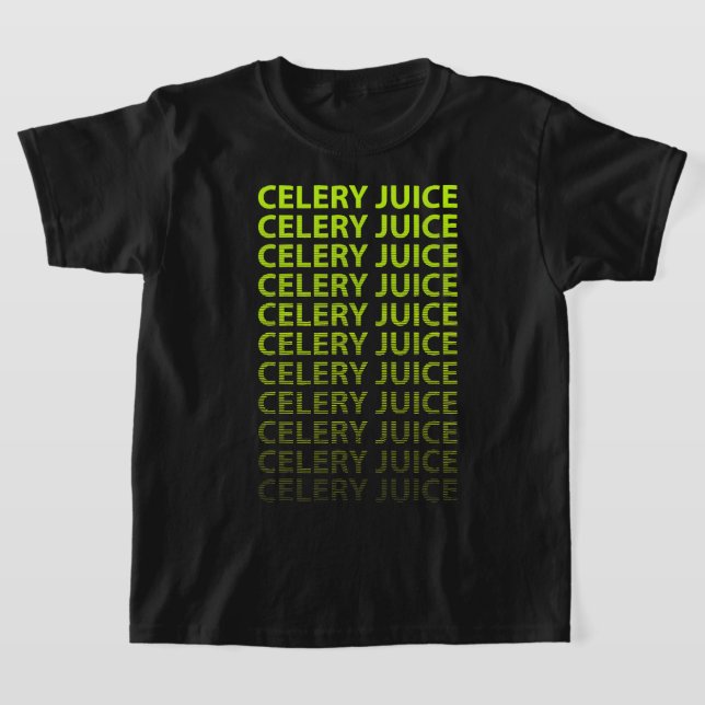 T-shirt Jus de céleri végétal vert (Poser)