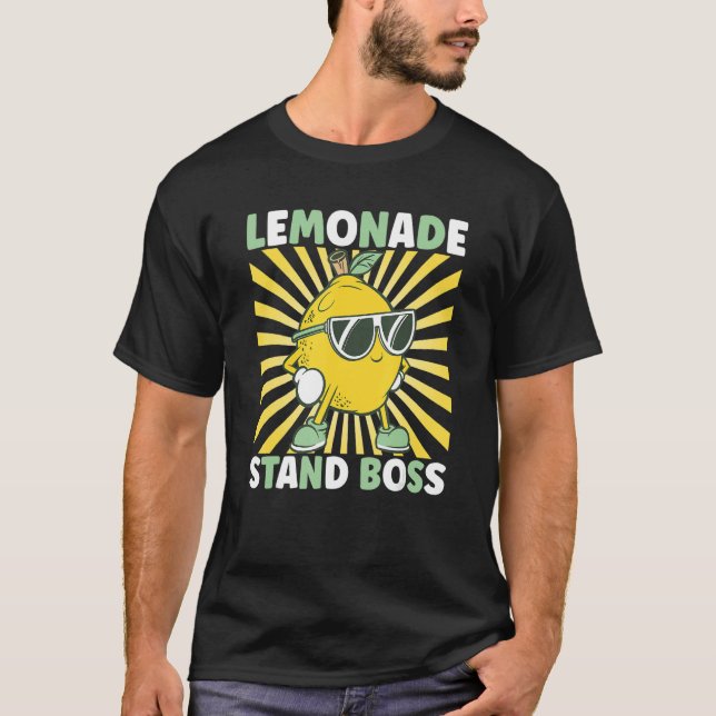 T-shirt Jus de citron Lemonade Stand Boss (Devant)