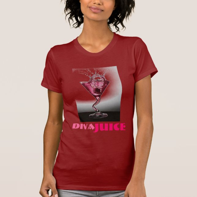 T-shirt Jus de diva (Devant)