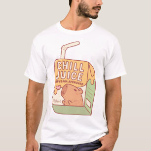 T-shirt Jus de friture amusant Capybara boîte de jus appro
