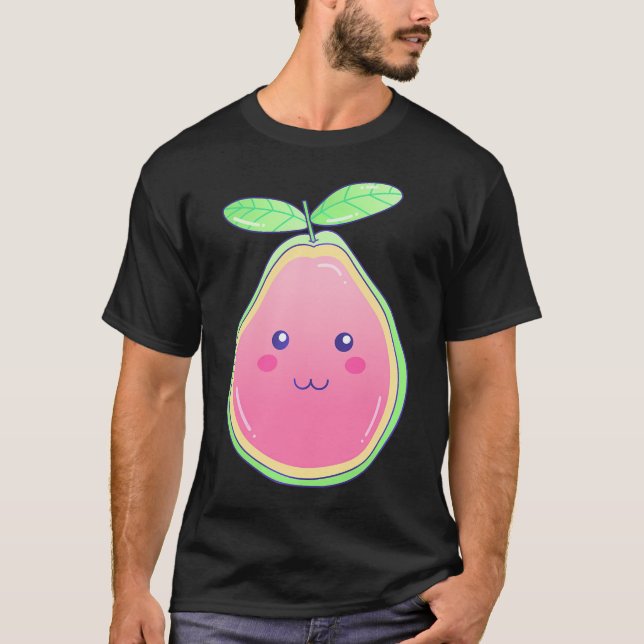 T-shirt Jus de fruits de goyave mignonne Anime (Devant)