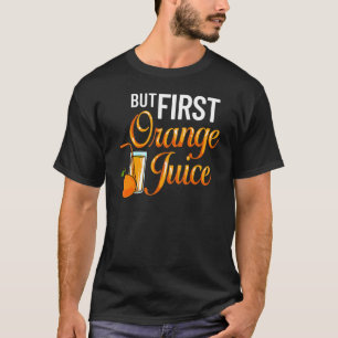 T-shirt Jus De Machine À Jus D'Orange Boire Mix Fraîche