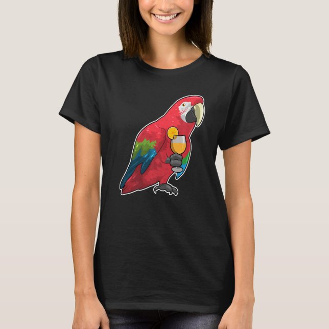 T-shirt Jus de perroquet orange (Devant)