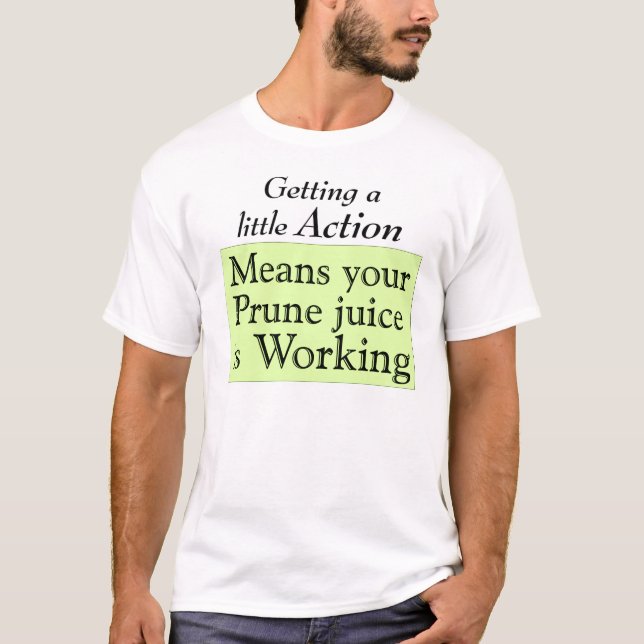 T-shirt Jus de pruneau (Devant)
