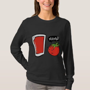T-shirt Jus De Tomate Et Salade De Végétan Drôle