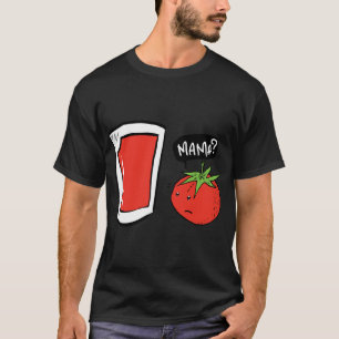 T-shirt Jus De Tomate Et Salade De Végétan Drôle