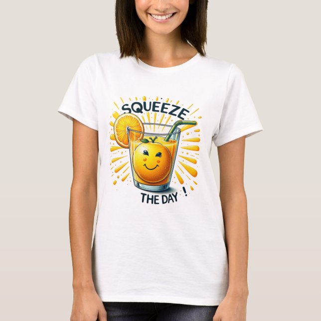 T-shirt Jus D'Orange De Jour (Devant)