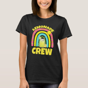 T-shirt Jus Lemonade Crew Arc En Ciel Pour Garçons Filles
