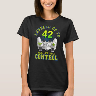 T-shirt Jusqu'À 42 Gamer 42e Anniversaire Hommes Femmes Ga