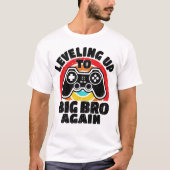 T-shirt Jusqu'À Big Bro Encore Vintage Gamer Big Bro (Devant)
