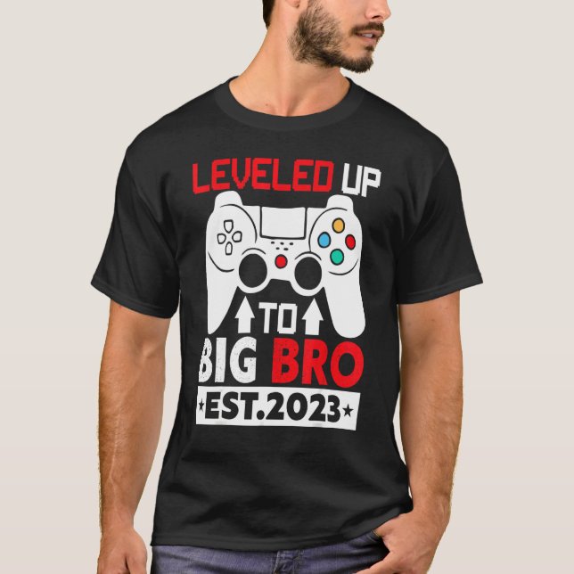 T-shirt Jusqu'à Big Bro Je vais être un Big Brothe (Devant)