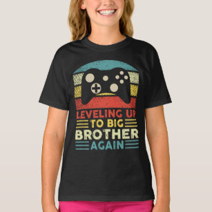 T-shirt Jusqu'à Big Brother de nouveau, Vintage Gamer br