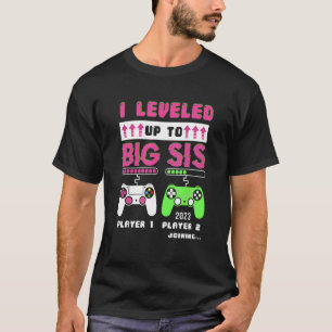 T-shirt Jusqu'À Big Soeur 2023 Mignonne Je Vais Être