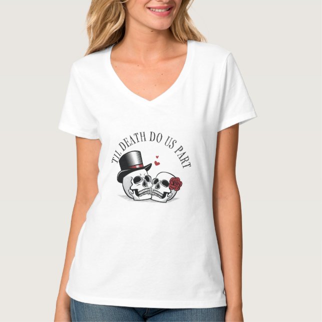 T-shirt Jusqu'à ce que la mort nous sépare (Devant)