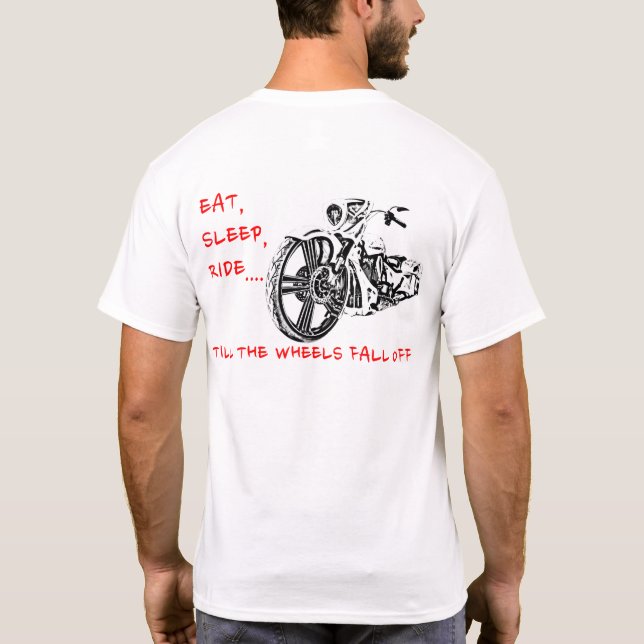 T-SHIRT JUSQU'À CE QUE LES ROUES TOMBENT ! (Dos)