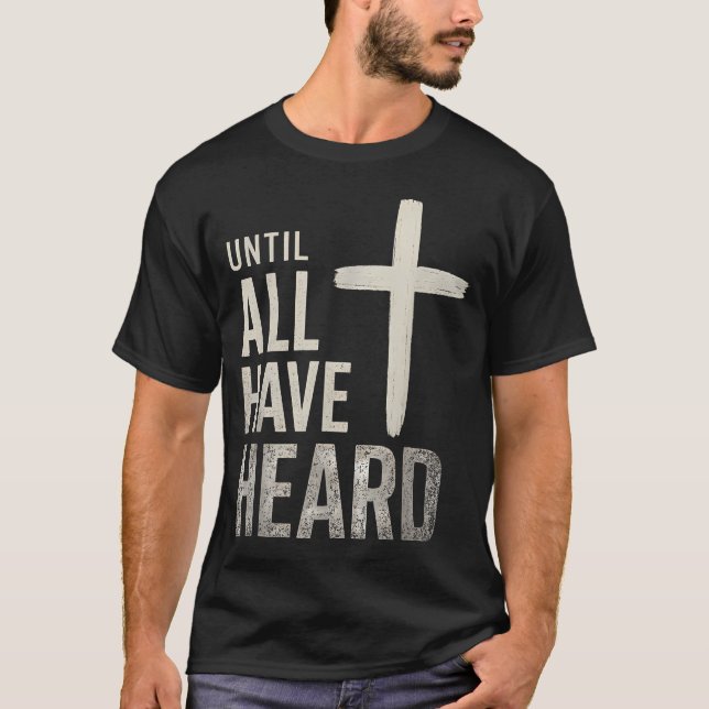 T-shirt Jusqu'à ce que tous aient (Devant)