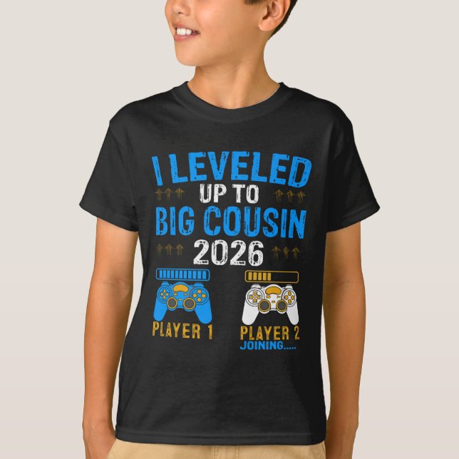 T-shirt Jusqu'À Gros Cousin 2026 Promu À Futur B (Devant)