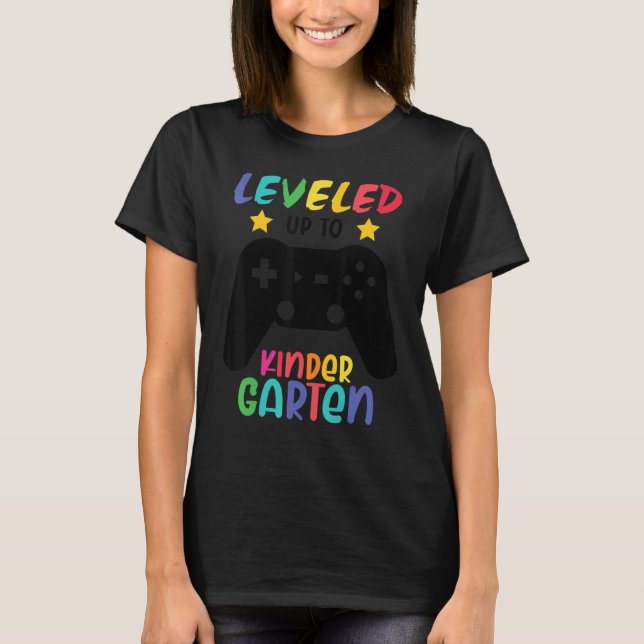 T-shirt Jusqu'À Kinder Garten Jouer À L'École (Devant)