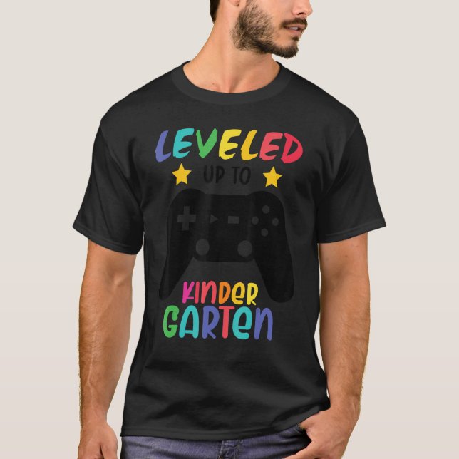 T-shirt Jusqu'À Kinder Garten Jouer À L'École (Devant)