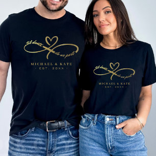T-shirt Jusqu'à la mort Faisons-nous partie Noir & Or Symb