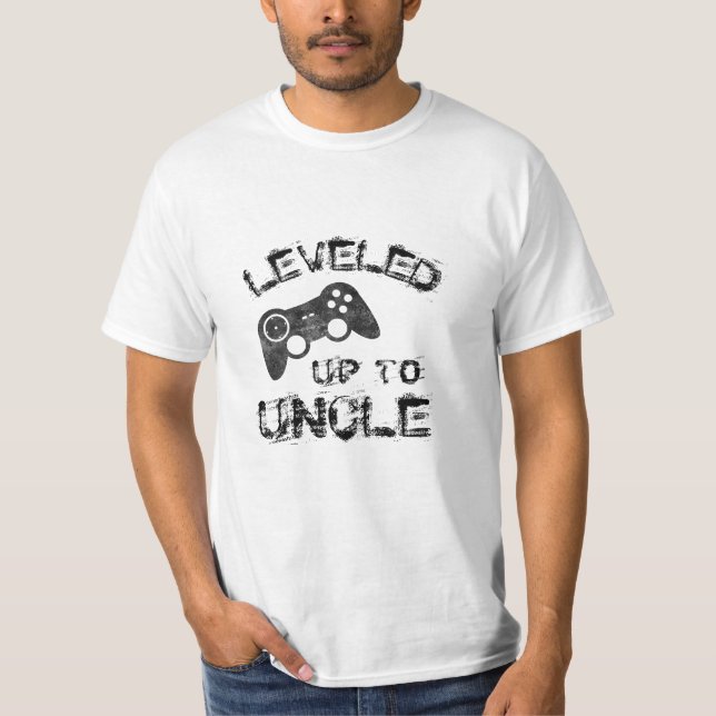 T-shirt Jusqu'à l'oncle | Nouvel gamer de grunge incurvé (Devant)