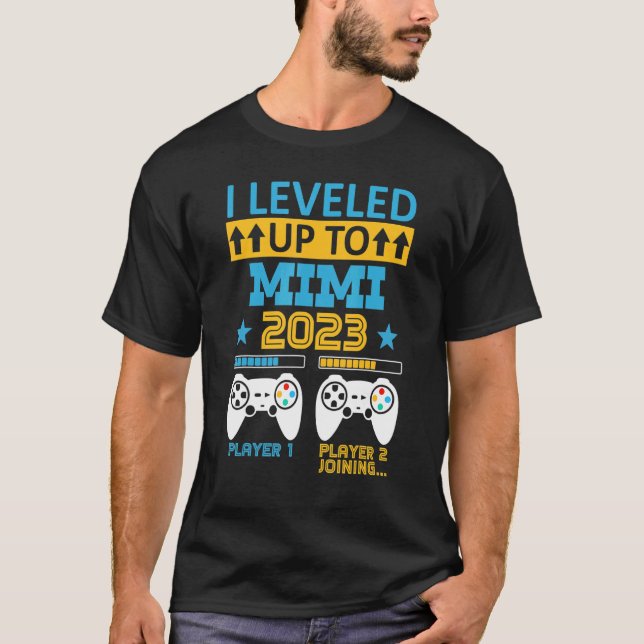 T-shirt Jusqu'À Mimi 2023 Nouveau Joueur Reveal Bébé (Devant)