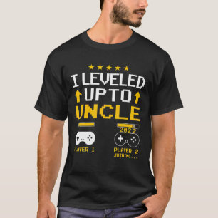 T-shirt Jusqu'À Oncle 2022 Drôle Promu À Oncle E