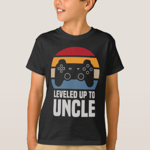 T-shirt Jusqu'À Oncle Gift Gamer Jeu Grossesse De Jeu