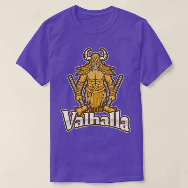 T-shirt Jusqu'à Valhalla (Design devant)