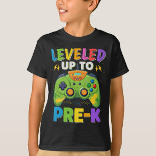 T-shirt Jusqu'Au Joueur Pré-k Revenir À L'École Garçons
