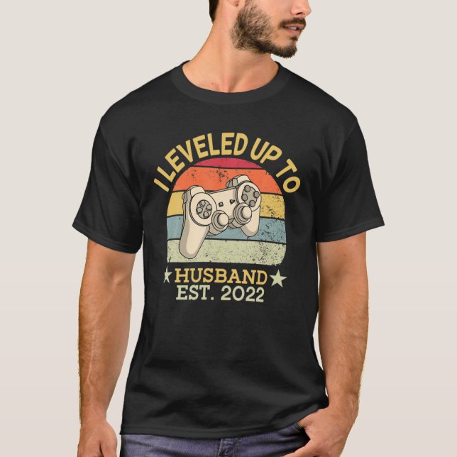 T-shirt Jusqu'Au Mari Est 2022 Promoted Husband Co (Devant)