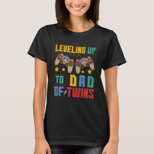 T-shirt Jusqu'Au Père Des Jumeaux Filles Garçons Genre Rev