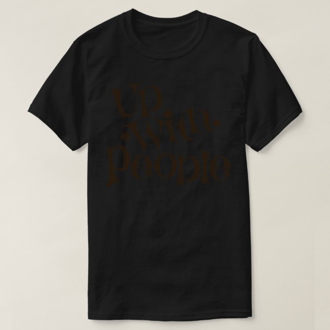 T-shirt Jusqu'Aux Personnes Brown (Design devant)