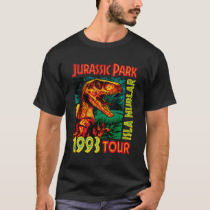 T-shirt Jusrassic Park Isla Nublar 1993 Tour