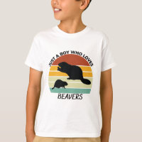 Just a boy oms loves beavers