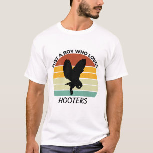 T-shirt Just a boy who loves hooters