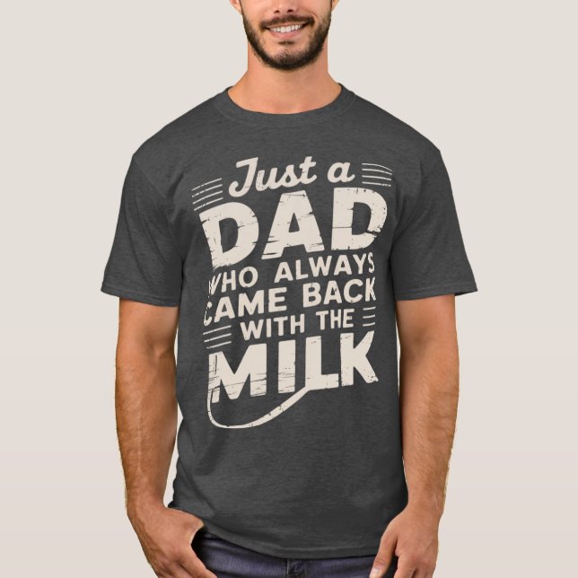 T-shirt Just A Dad Who Always Came Back boy (Devant)