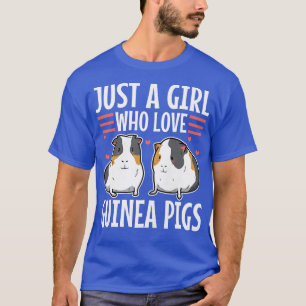 T-shirt Just A Girl Who Love Guinée Pigs Premium3448