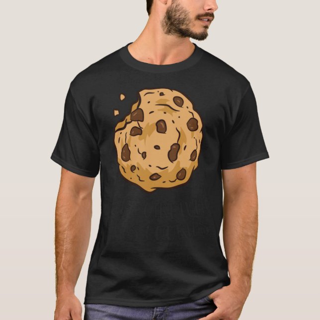 T-shirt Just a Girl Who Loves Cookies Funny Chocolate Chip (Devant)