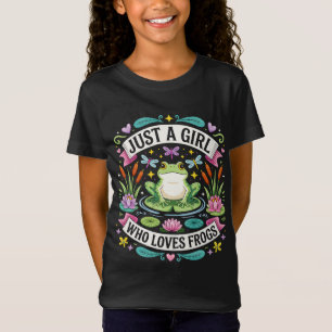 T-Shirt Just a girl who loves frogs