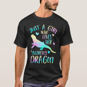 T-shirt Just A Girl Who Loves Her Bearded Dragon L