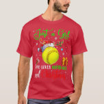 T-shirt Just A Girl Who Loves Softball And Christmas Santa<br><div class="desc">Just A Girl Who Loves Softball And Christmas Santa Reindeer  .</div>