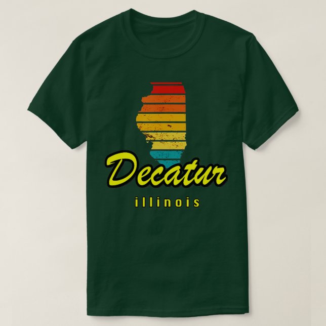 T-shirt Just a Kid From Decatur Illinois  (Design devant)