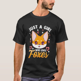T-shirt Just A Who Loves Foxes Fox Mom