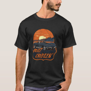 T-shirt Just Cruisinu2019 Voiture Musclée Classique Rétro 