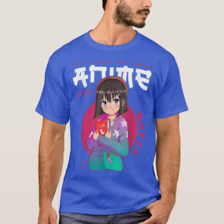 T-shirt Just Girl Love Anime Sketching Ramen Manga Otaku